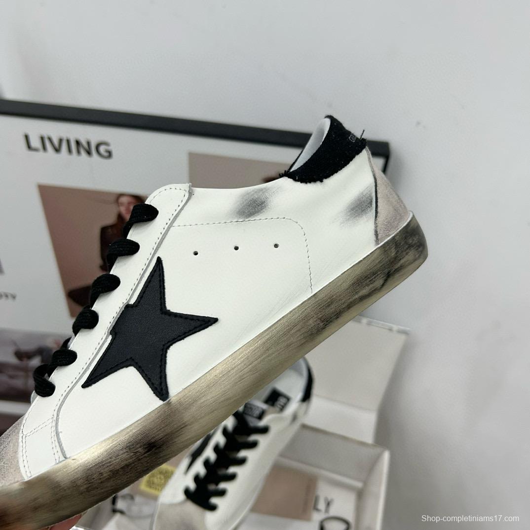 2025 Men GGDB White Black Leather Suede Sneakers SUPER STAR