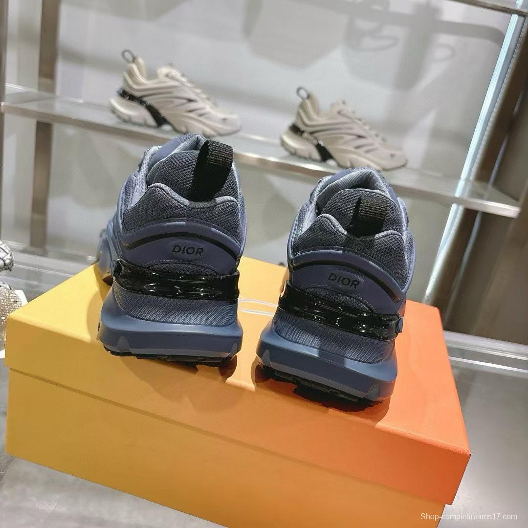 2024 Unisex Dior Blue Mesh Sneakers MJ00360