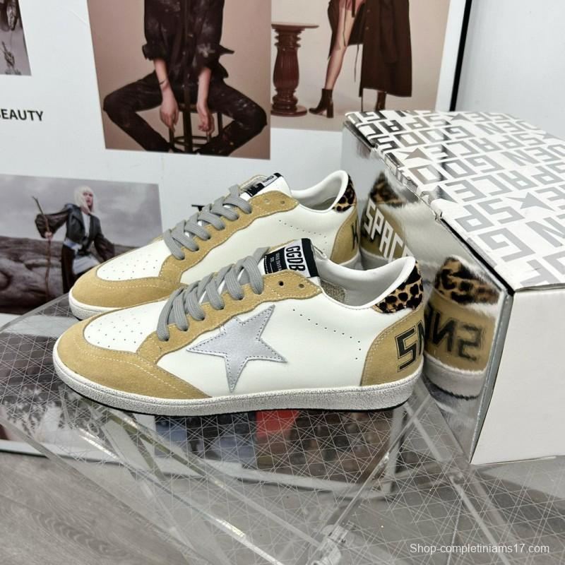 2024 Unisex GGDB White Beige Grey Suede Leather Low-Top Sneakers MJ00260