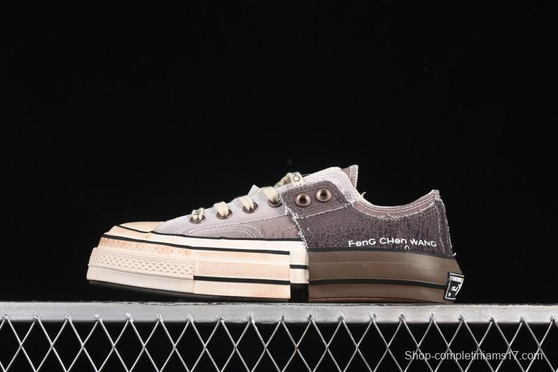 Converse Chuck 70 Low Feng Chen Wang Collaboration Deconstructed Canvas Sneakers - A15741C