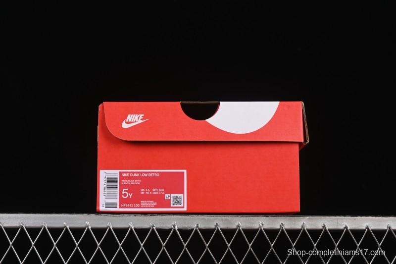 Nike SB Dunk Low Classic Black White Low-Top Casual Skate Shoes - HF5441-100