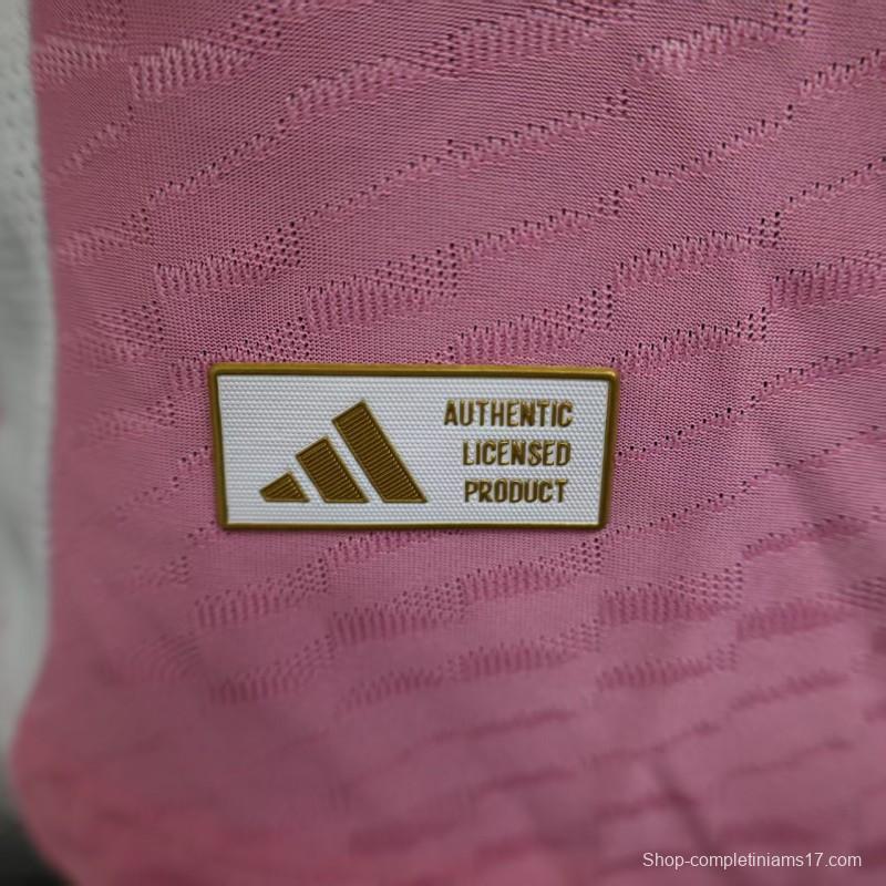 Player Version 2025 Argentina National Team Pink Training Jersey