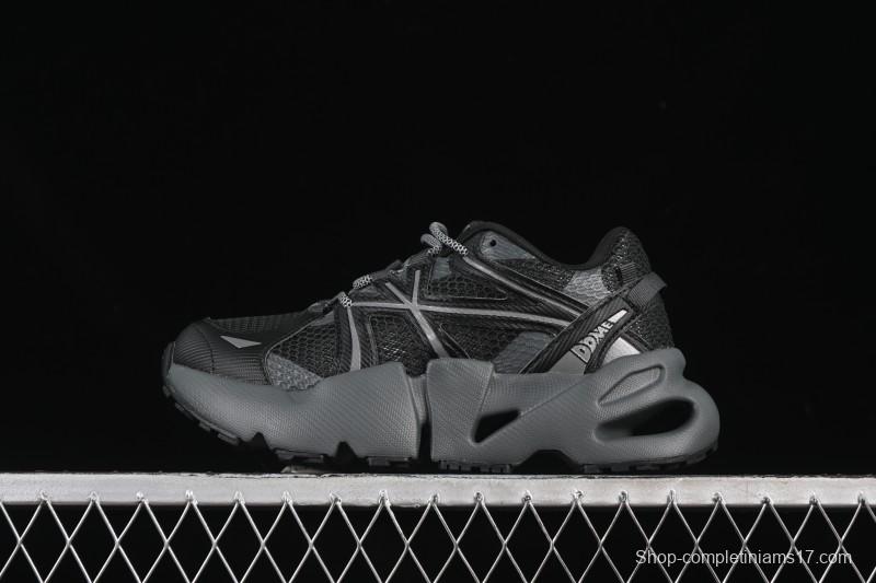 New York Yankees MLB Dome Runner Thick Sole Hollow Out Height Increasing Casual Running Shoes - 3ARND015N50BKS