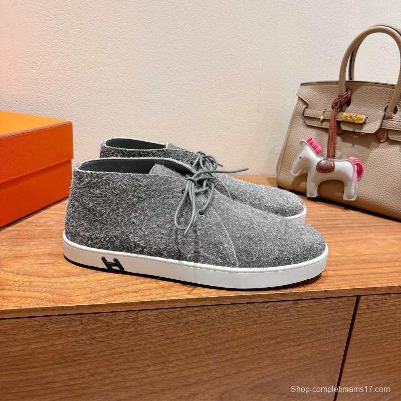 2025 Unisex H Grey Felt Boots AS00380