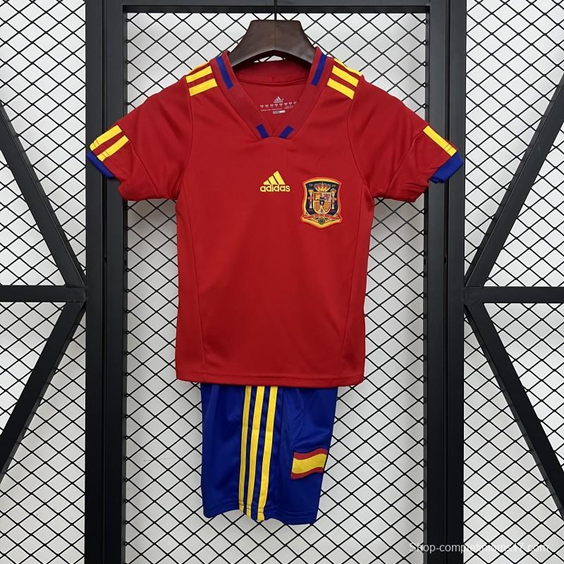2010 Kids Spain Home Size 16-28 Jersey