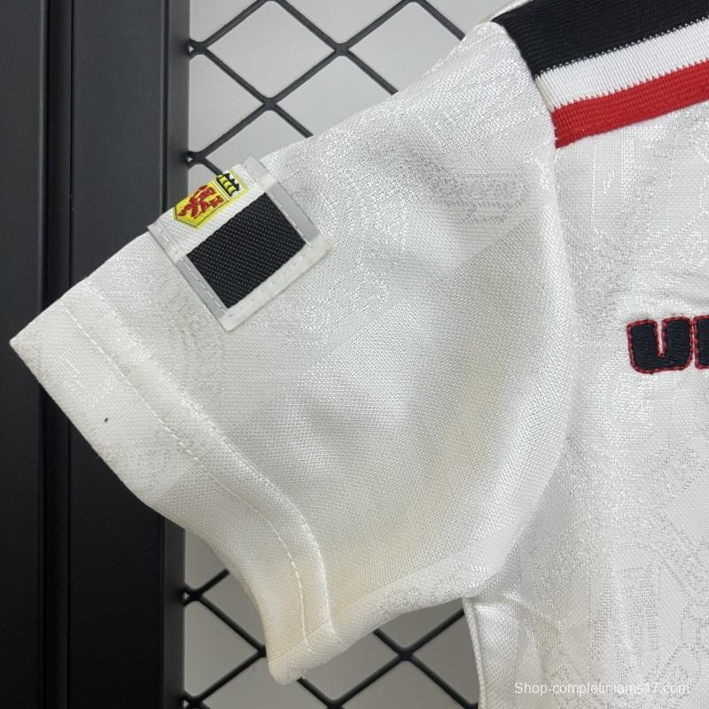 Retro 97/98 Kids Manchester United Away Size 16-28 Jersey