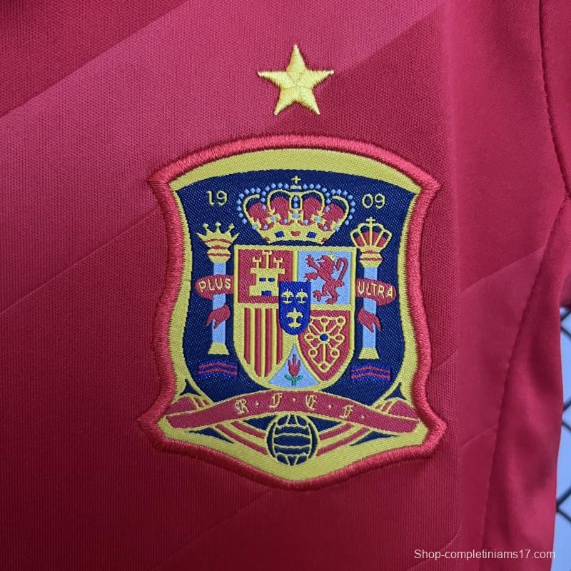 2012 Kids Spain Home Size 16-28 Jersey