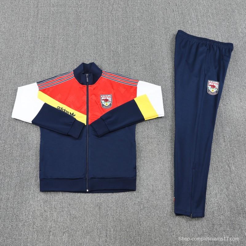 25/26 Arsenal Red/Navy Full Zipper Jacket +Long Pants