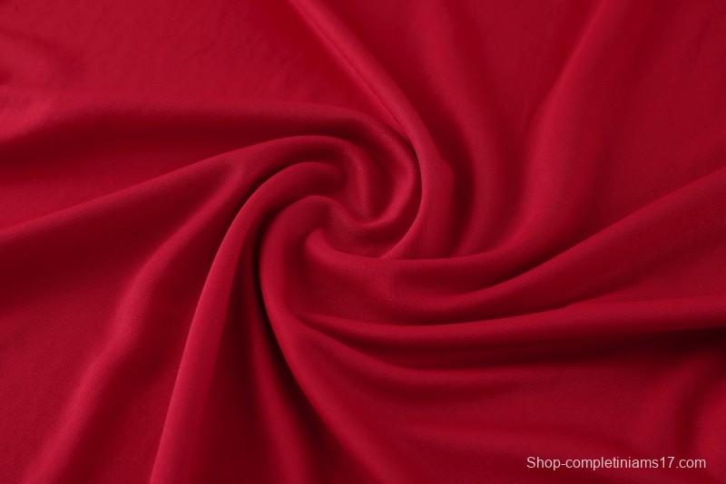 2025 Adidas Red Short Sleeve Jersey+Shorts