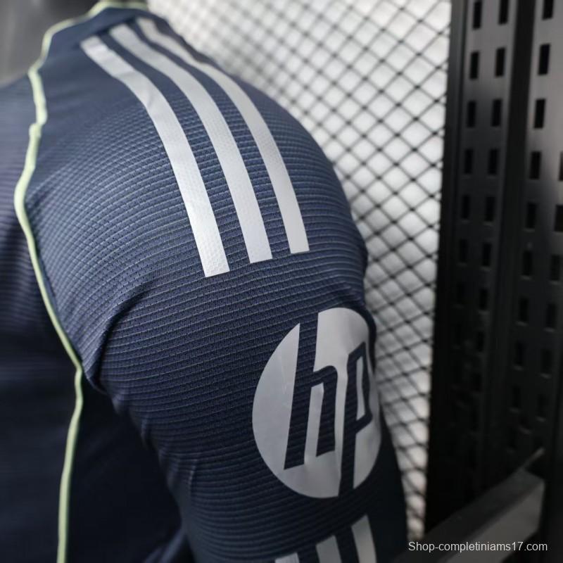 Player Version 25/26 Real Madrid Away Long Sleeve Jersey