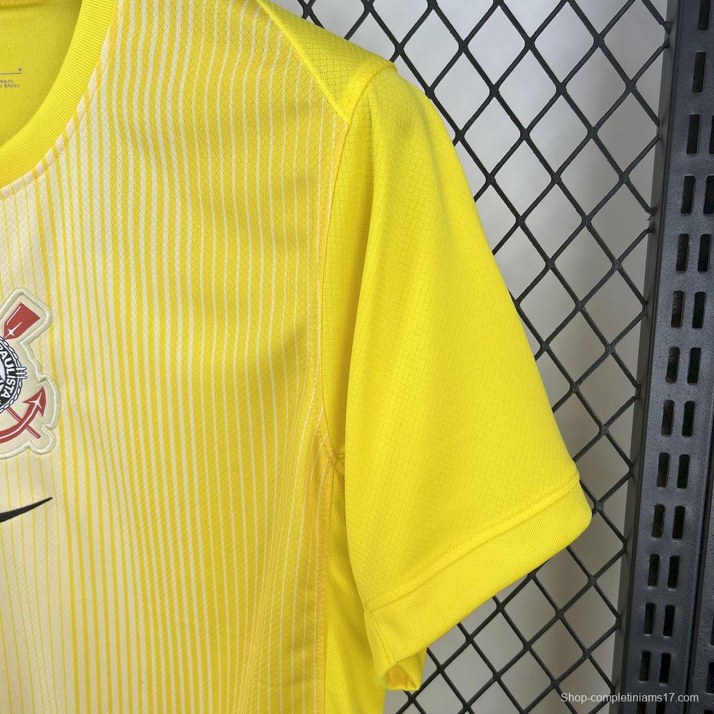 2025/26 Corinthians Yellow Goalkeeper Jersey