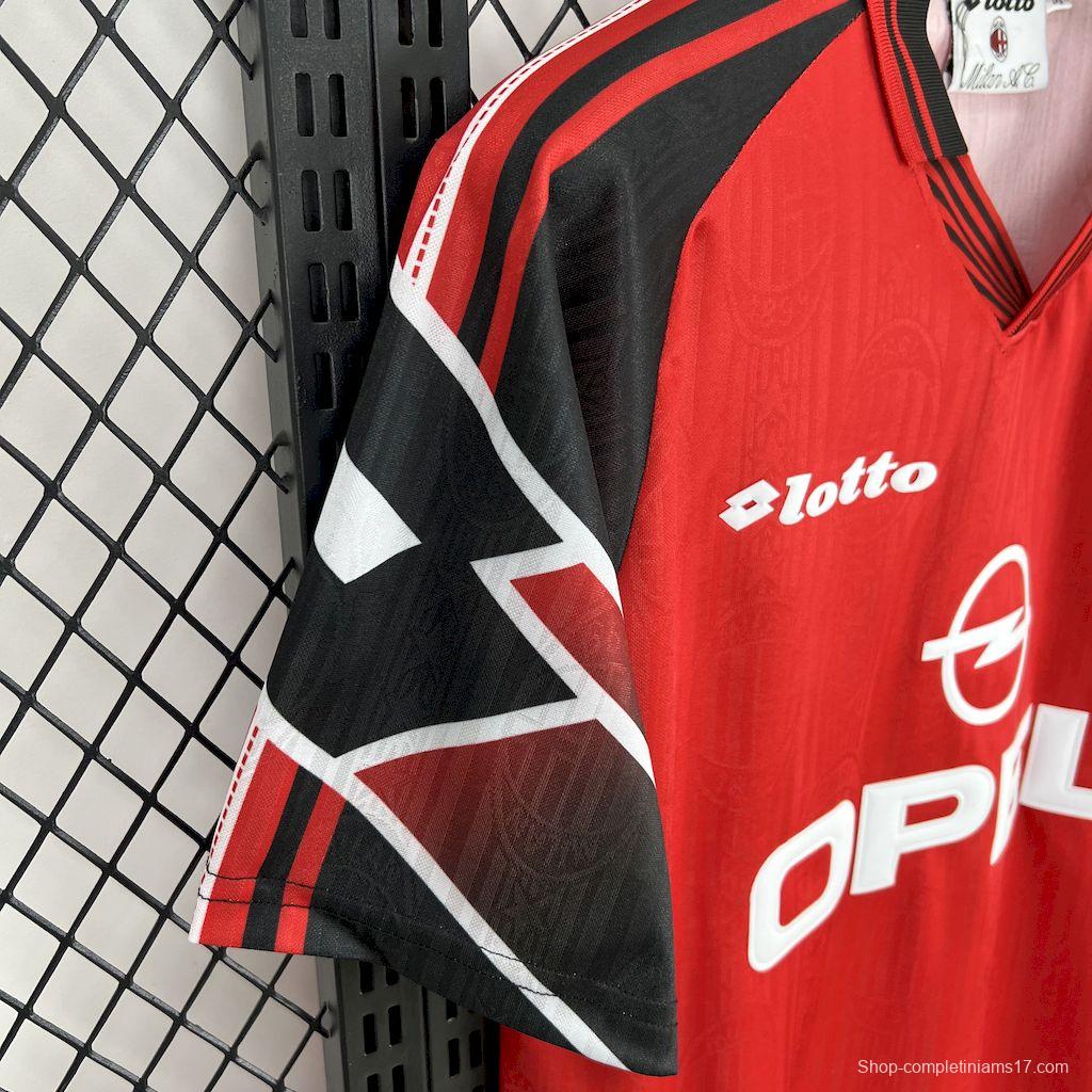 Retro 1998/99 AC Milan Away Red Jersey