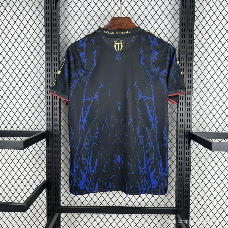 2025/26 Paris Saint-Germain (CAMPEONES DE EUROPA) Red And Blue Jersey