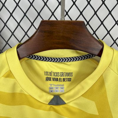 2025/26 Real Betis Yellow Goalkeeper Jersey
