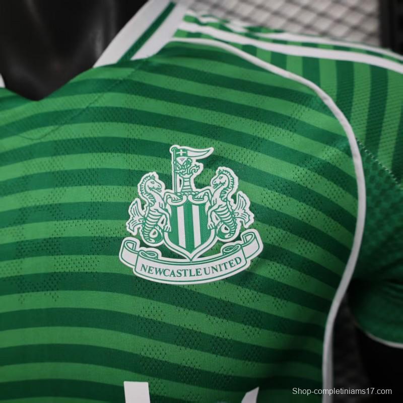 Player Version 25/26 Newcastle United Away Green Jersey