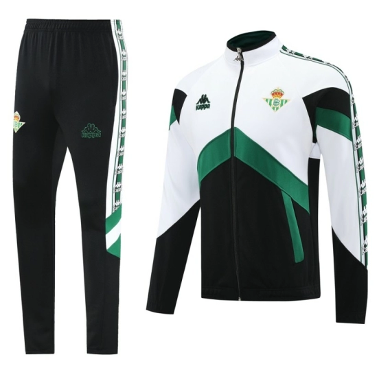 25/26 Real Betis WHITE/Black/Green Full Zipper Jacket + Long Pants