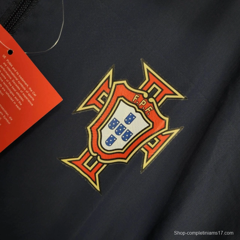 2025 Portugal Jacket Navy Windbreaker