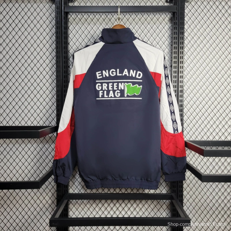 2025 England Jacket Navy/Red/White Windbreaker