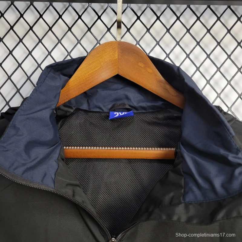 25/26 Newcastle United Jacket Black Windbreaker