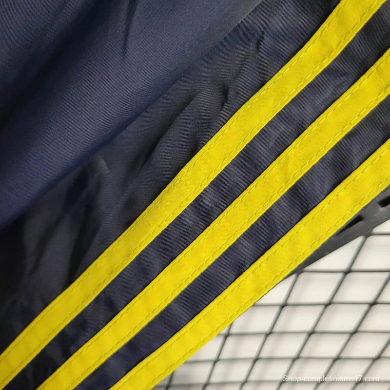 25/26 Real Madrid Jacket Black/Purple Windbreaker