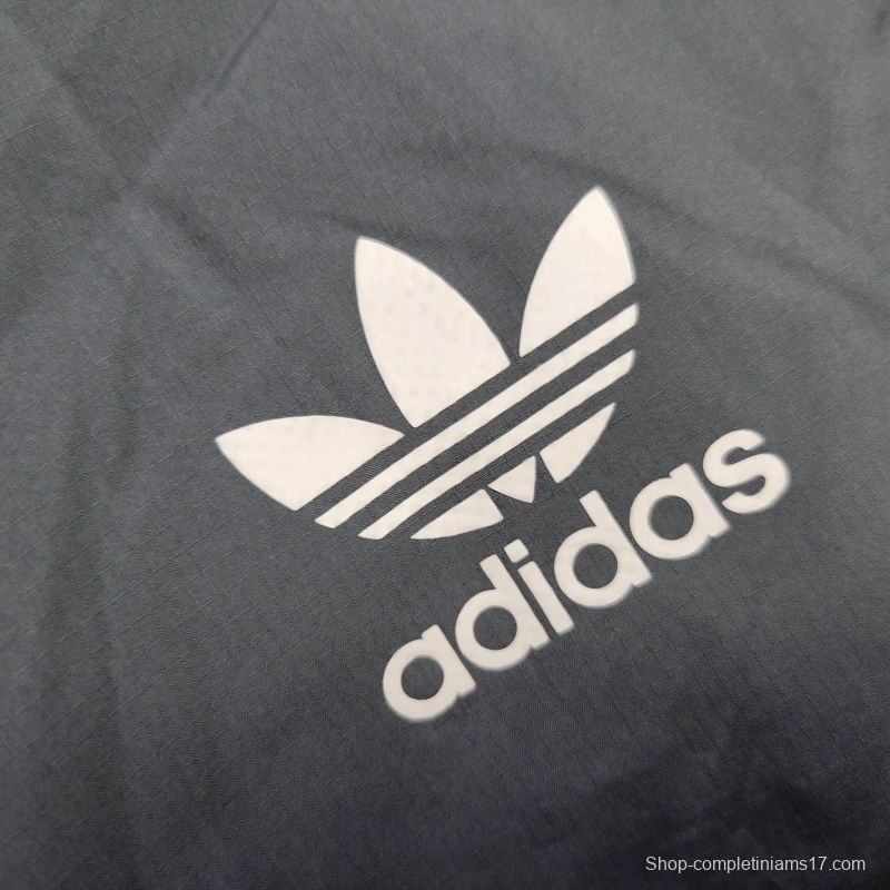 25/26 Real Madrid Jacket Grey Windbreaker