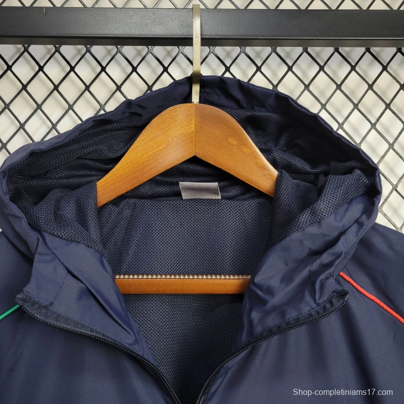 2025 Portugal Jacket Navy Windbreaker