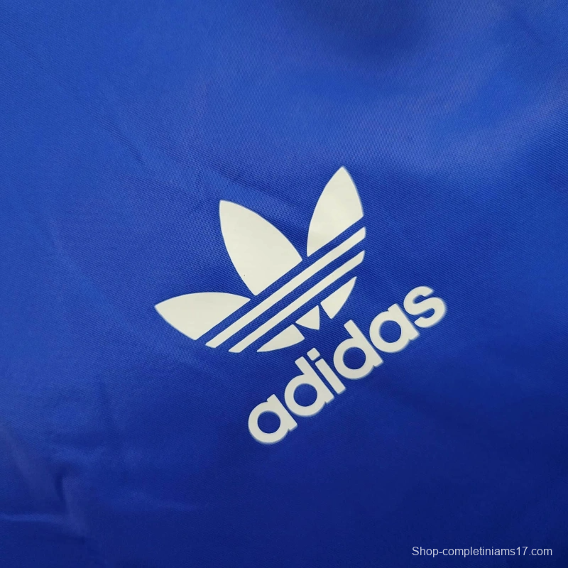25/26 Boca Juniors Jacket Blue Windbreaker