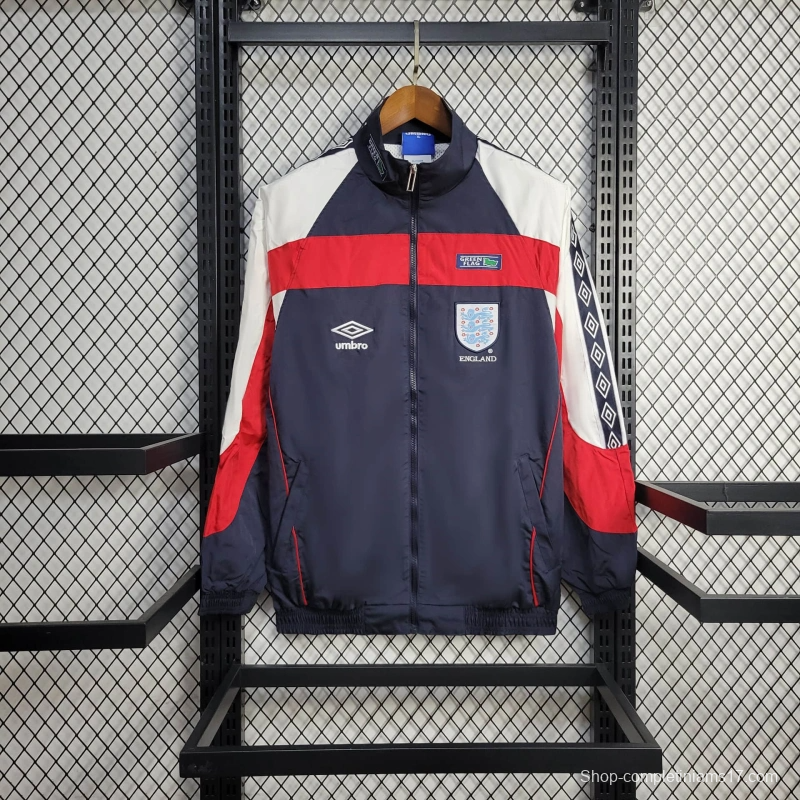 2025 England Jacket Navy/Red/White Windbreaker