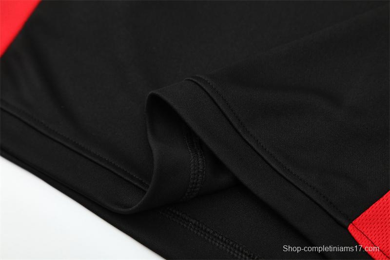 Retro 03/04 AC Milan Black Half Zipper Jacket