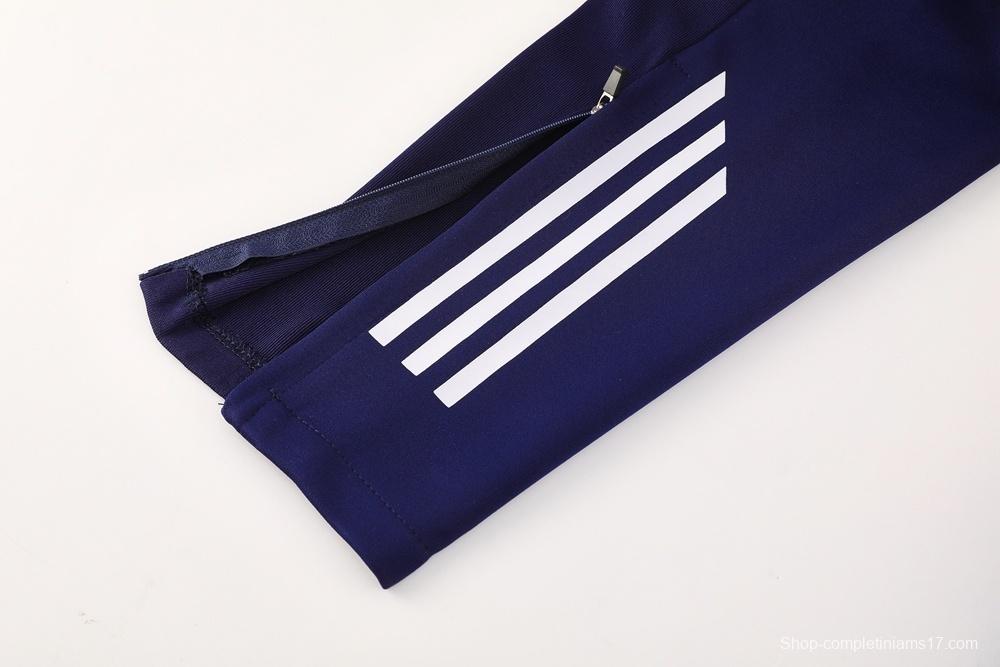 2025 Adidas Navy Full Zipper Jacket + Long Pants