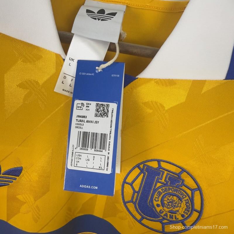 Retro Tigres UANL Yellow & Blue Classic Home Jersey