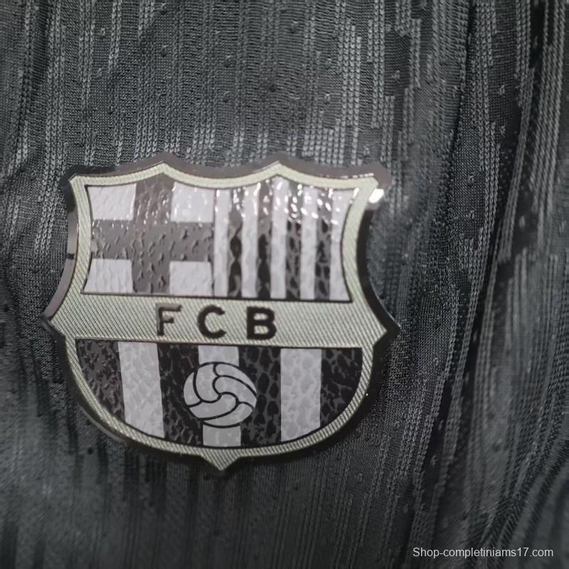 Player Version 25/26 Barcelona Black Shorts