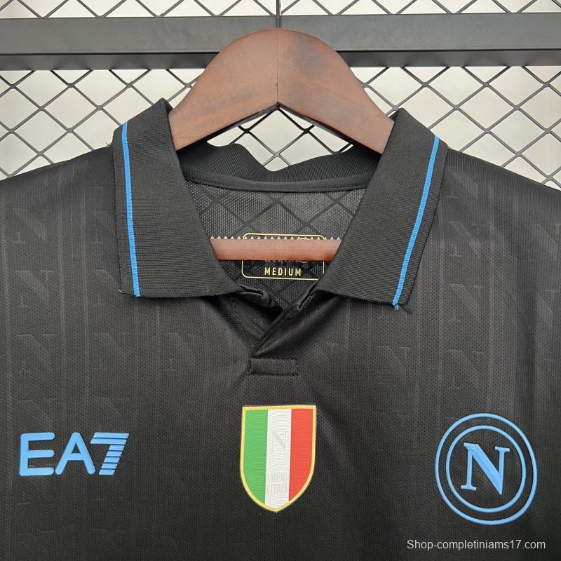 25/26 Napoli Third Black Jersey