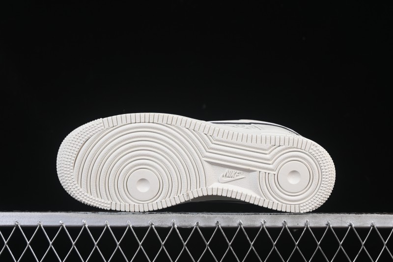 Nike Air Force 1 '07 Low LV Collaboration Off-White Small Swoosh Casual Sneakers - CS5288-035
