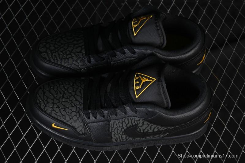 Nike Air Jordan 1 Low Elephant Print Casual Sneakers - IM6568-010