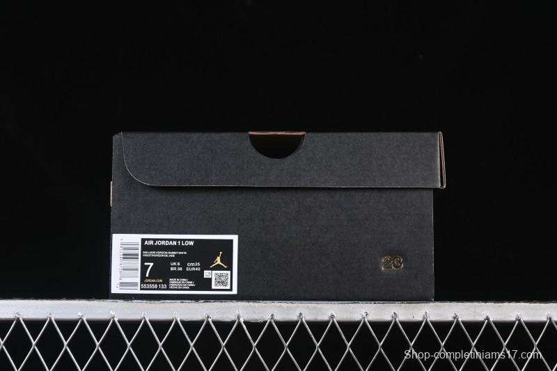 Nike Air Jordan 1 Low AJ1 White Green Red Low-top Casual Skate Shoes - 553558-133