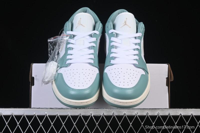 Nike Air Jordan 1 Low AJ1 Fresh Mint Green Low-Top Casual Skate Shoes DC0774-138