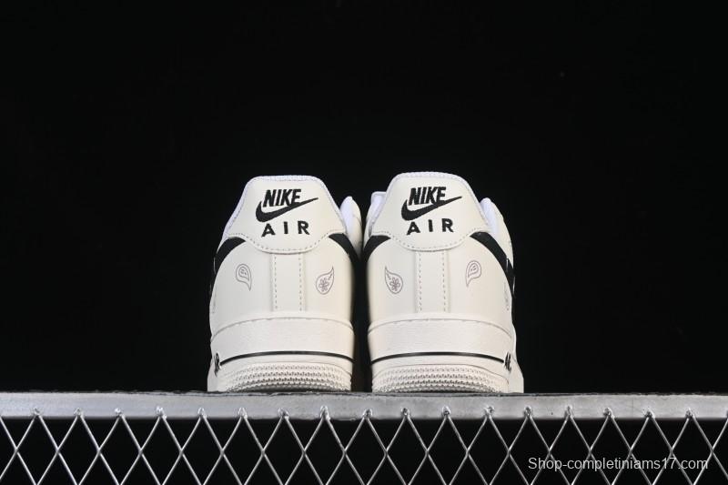 Nike Air Force 1 '07 Low Casual Sneakers in White Black - ZH0318-128