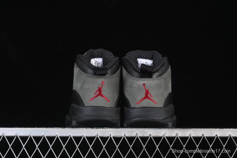 Nike Air Jordan 10 Retro Shadow Grey Basketball Shoes - HJ6779-001