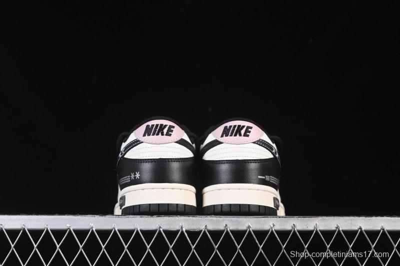 Nike SB Dunk Low Custom Strap Low-Top Casual Skate Shoes - DD1391-100