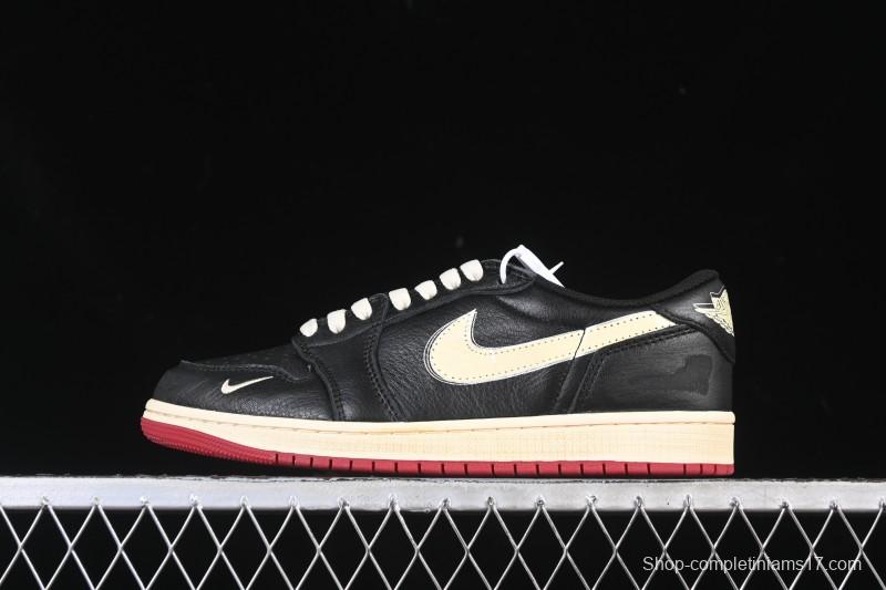 Nike Nigel Sylvester x Air Jordan 1 Low Casual Lifestyle Sneakers - IB8958-001