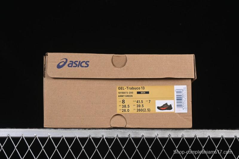 Asics Gel-Trabuco 13 Retro Breathable Cushioned Men's Running Shoes - 1011B973-200