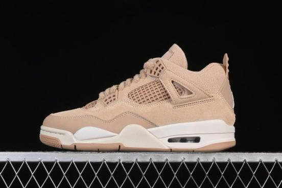 Nike Air Jordan 4 Retro Cozy Girl Warm Yellow Sneakers - HV0823-200