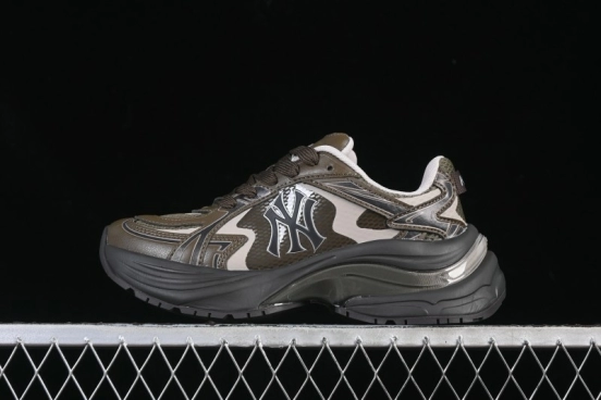 New York Yankees Chunky Curve Runner Enamel Thick Sole Casual Running Shoes - 3ARNSPE5N50BRS