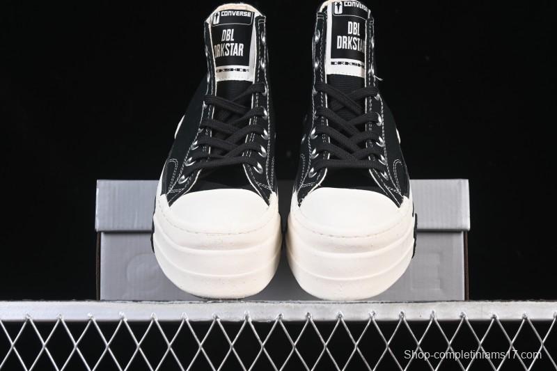 Rick Owens Drkshdw Converse Chuck 70 High Top Platform Casual Canvas Shoes - A06754C