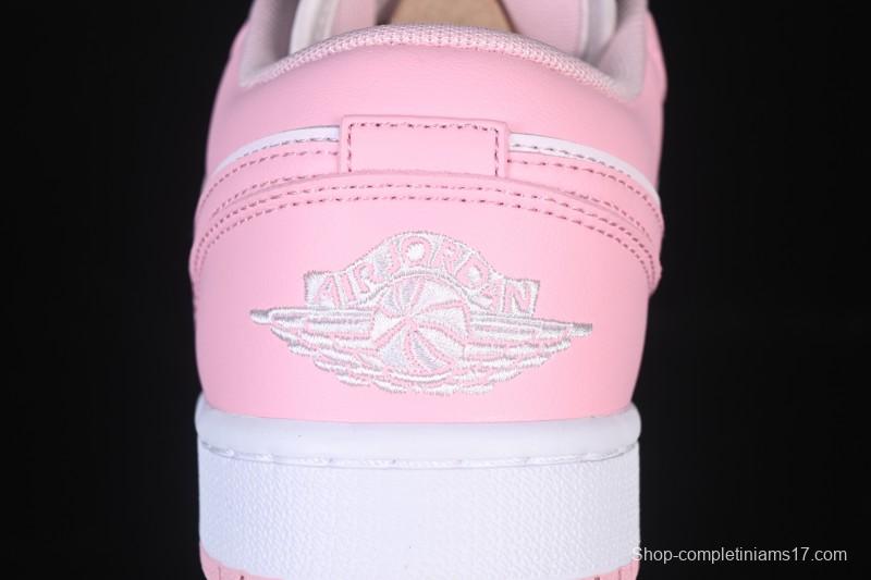 Nike Air Jordan 1 Low AJ1 Pearl Pink Low-top Casual Sneakers - 553560-614