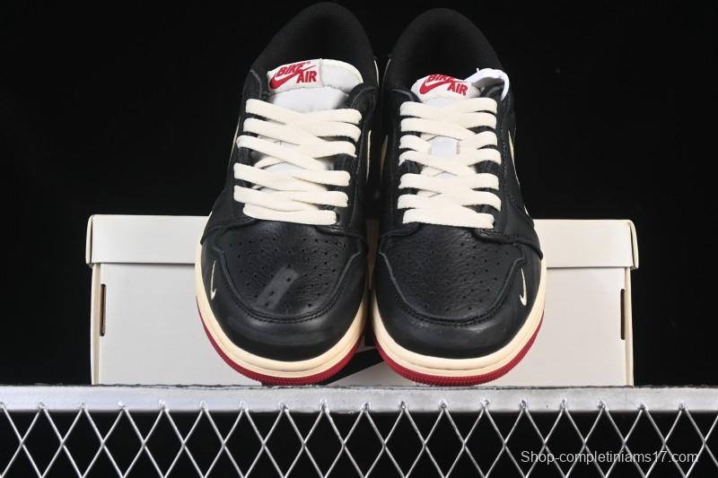 Nike Nigel Sylvester x Air Jordan 1 Low Casual Lifestyle Sneakers - IB8958-001