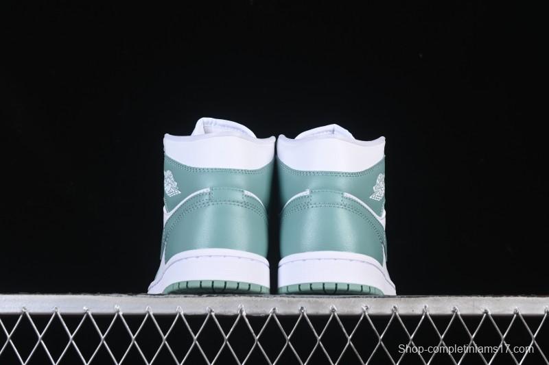 Nike Air Jordan 1 Mid Jade Smoke - BQ6472-138