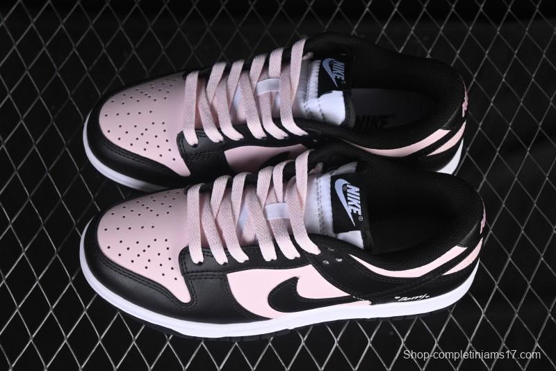 Nike SB Dunk Low Black Pink Valentine's Day Low-Top Casual Skate Shoes - DD1391-100