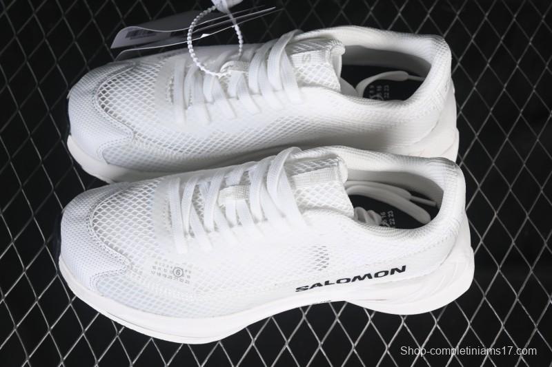 Maison Margiela MM6 x Salomon Spectur Low-Top Lace-Up Casual Lifestyle Shoes in White - AJE5